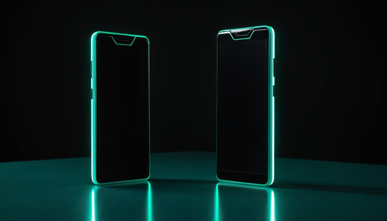 Comparison of WhatsApp Business App versus API with dark tech aesthetic